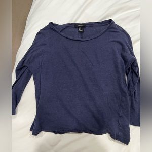 Forever 21 Blue Crop Top